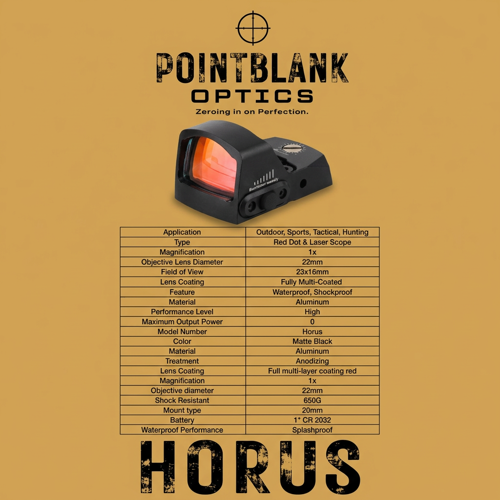 HORUS — 1X Red Dot & Laser Optic - Image 6
